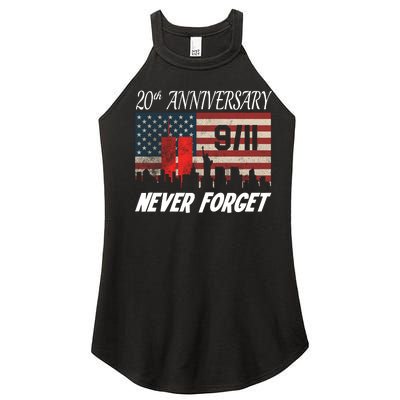 9/11 20th Anniversary Women's Perfect Tri Rocker Tank