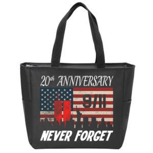 9/11 20th Anniversary Zip Tote Bag