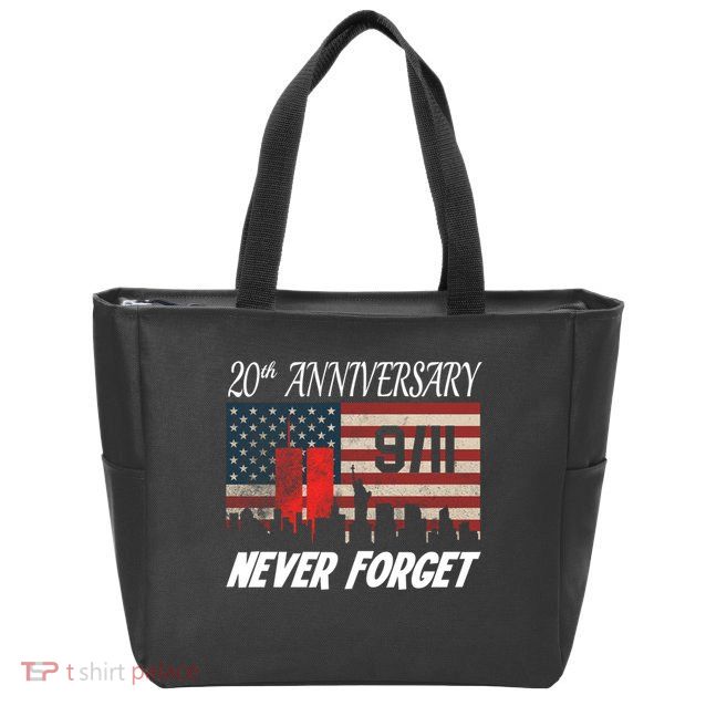9/11 20th Anniversary Zip Tote Bag