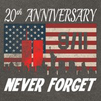 9/11 20th Anniversary Cotton Canvas Backpack