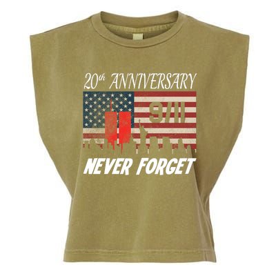 9/11 20th Anniversary Garment-Dyed Women's Muscle Tee