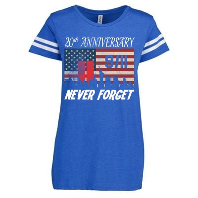 9/11 20th Anniversary Enza Ladies Jersey Football T-Shirt