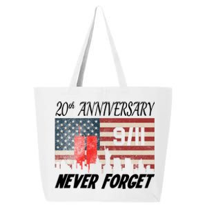 9/11 20th Anniversary 25L Jumbo Tote