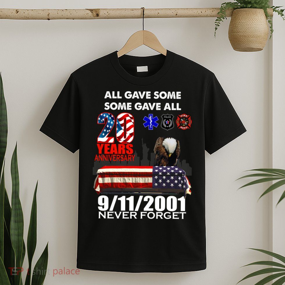 9/11/2001 20th Anniversary Never Forget T-Shirt