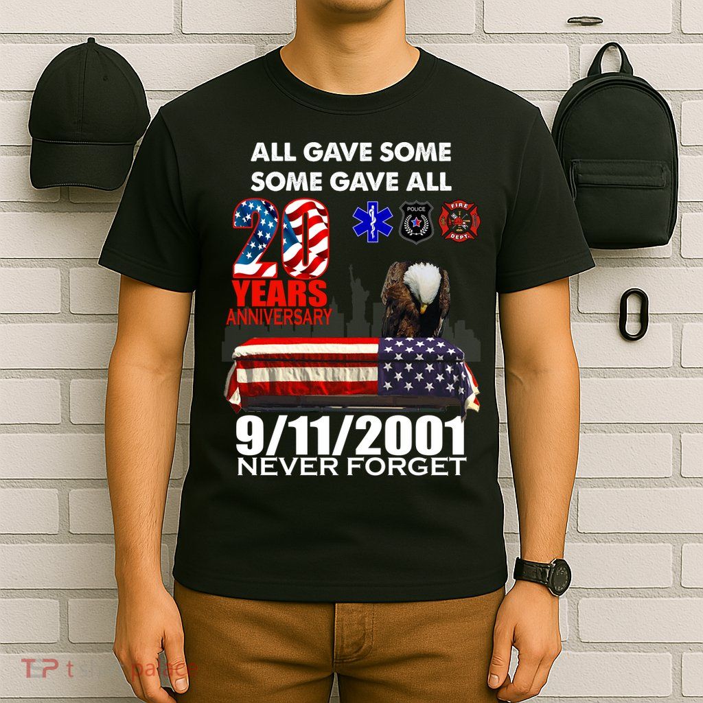 9/11/2001 20th Anniversary Never Forget T-Shirt