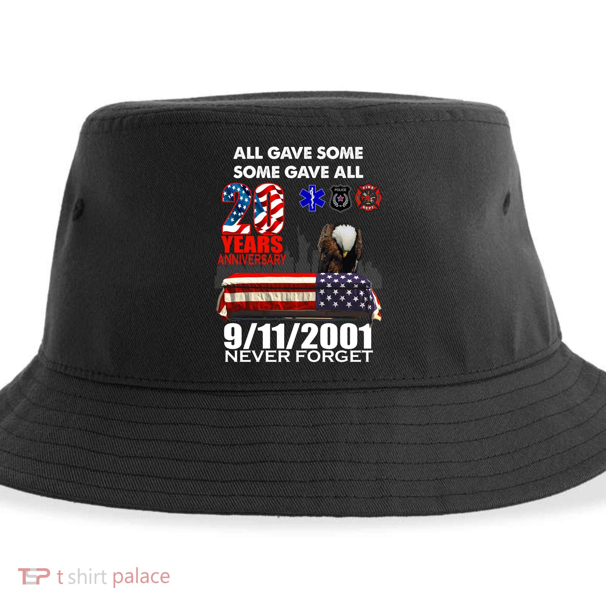 9/11/2001 20th Anniversary Never Forget Sustainable Bucket Hat