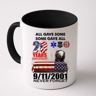 9/11/2001 20th Anniversary Never Forget Mug