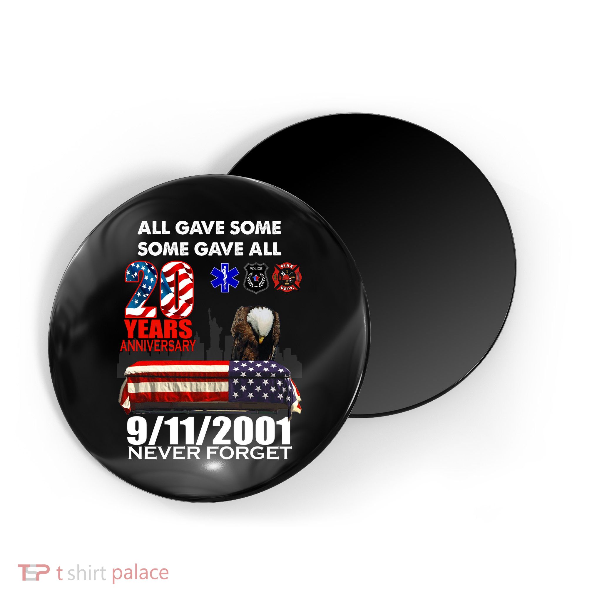 9/11/2001 20th Anniversary Never Forget Magnet