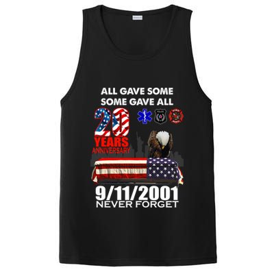 9/11/2001 20th Anniversary Never Forget PosiCharge Competitor Tank