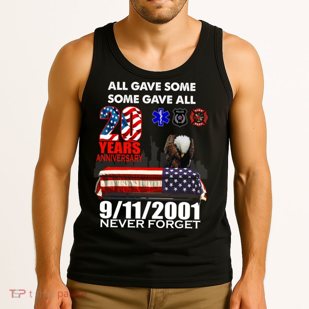 9/11/2001 20th Anniversary Never Forget Tank Top