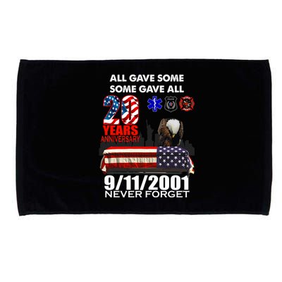 9/11/2001 20th Anniversary Never Forget Microfiber Hand Towel