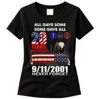 9/11/2001 20th Anniversary Never Forget Womens T-Shirt