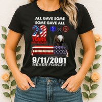 9/11/2001 20th Anniversary Never Forget Womens T-Shirt