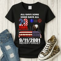 9/11/2001 20th Anniversary Never Forget Womens T-Shirt