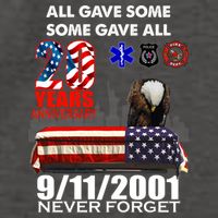 9/11/2001 20th Anniversary Never Forget Vector Backpack