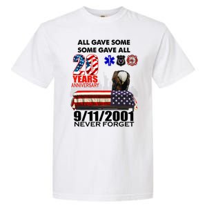 9/11/2001 20th Anniversary Never Forget Garment-Dyed Heavyweight T-Shirt