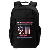 9/11 20th Anniversary We Will Never Forget Backpack