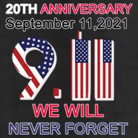 9/11 20th Anniversary We Will Never Forget Golf Towel