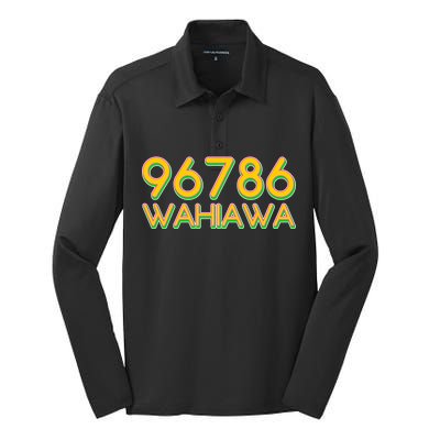 96786 Wahiawa  Silk Touch Performance Long Sleeve Polo