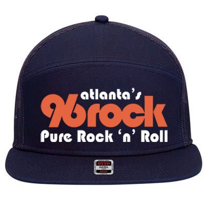 96rock Atlanta 7 Panel Mesh Trucker Snapback Hat