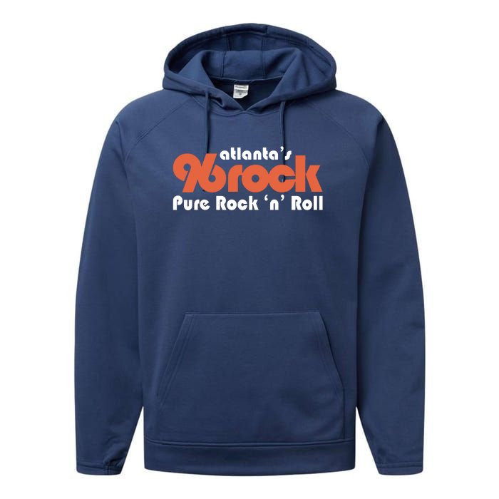 96rock Atlanta Performance Fleece Hoodie