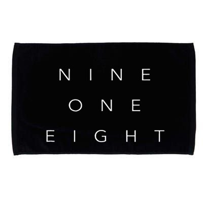 918 Area Code T Oklahoma Broken Arrow Microfiber Hand Towel