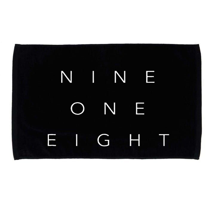 918 Area Code T Oklahoma Broken Arrow Microfiber Hand Towel
