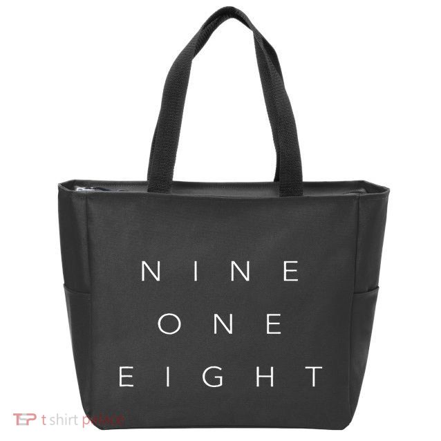 918 Area Code T Oklahoma Broken Arrow Zip Tote Bag