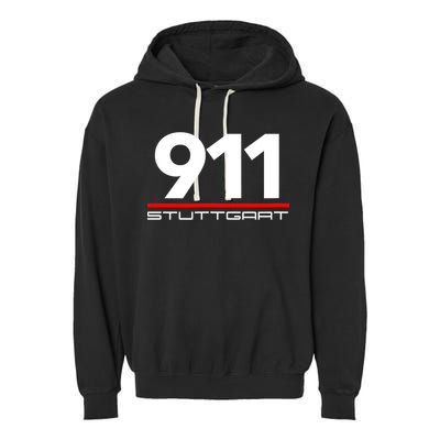 911 Aircooled Flatsix Mezger Engine Car Guy Garment-Dyed Fleece Hoodie