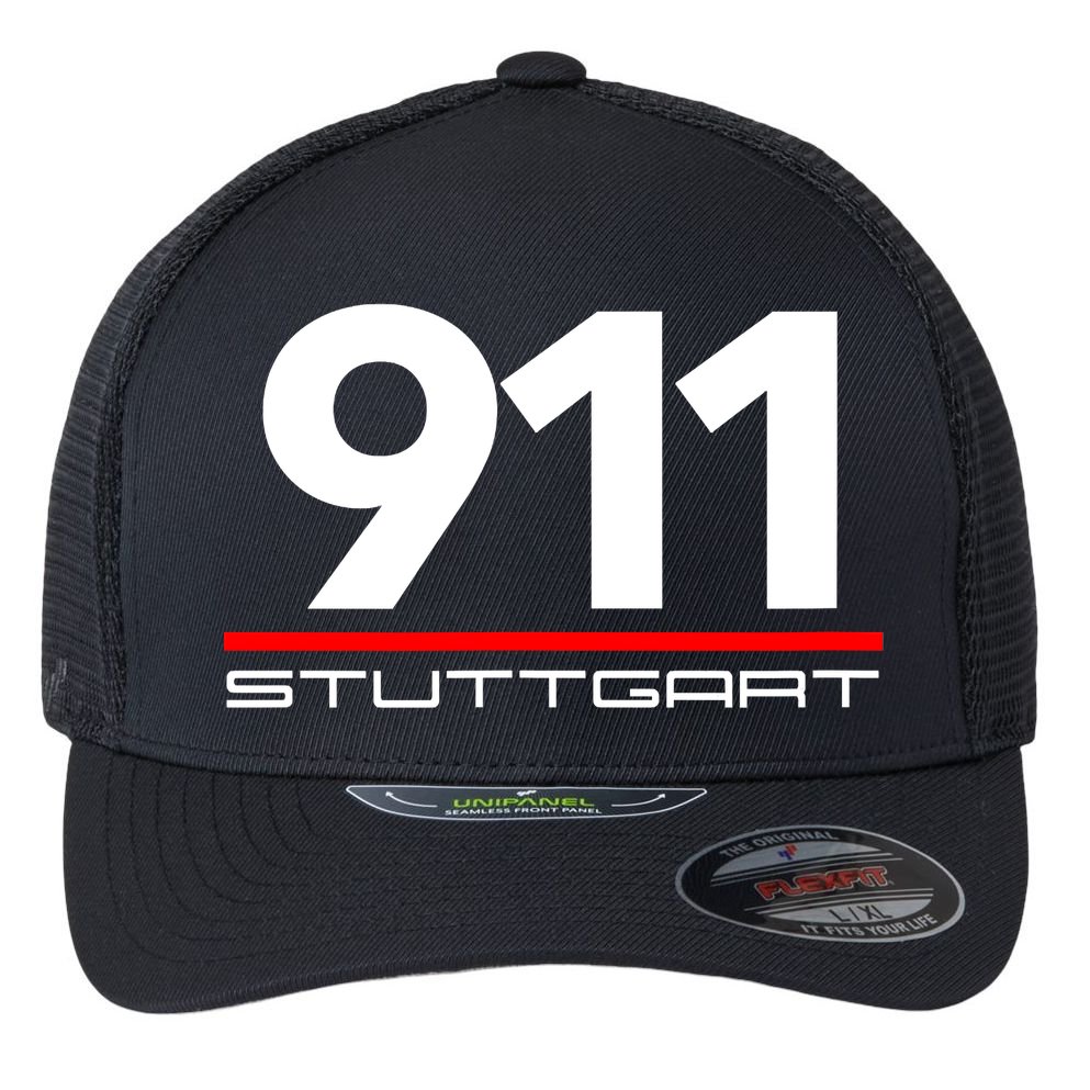 911 Aircooled Flatsix Mezger Engine Car Guy Flexfit Unipanel Trucker Cap