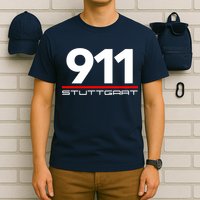 911 Aircooled Flatsix Mezger Engine Car Guy T-Shirt