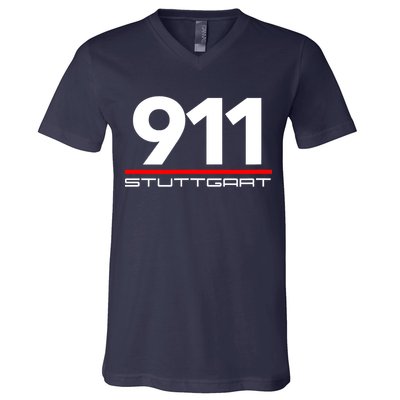 911 Aircooled Flatsix Mezger Engine Car Guy V-Neck T-Shirt