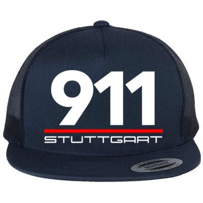 911 Aircooled Flatsix Mezger Engine Car Guy Flat Bill Trucker Hat