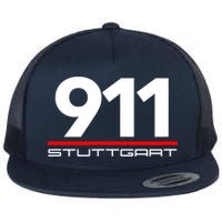 911 Aircooled Flatsix Mezger Engine Car Guy Flat Bill Trucker Hat