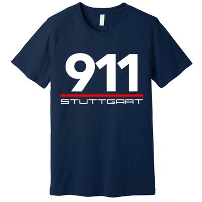 911 Aircooled Flatsix Mezger Engine Car Guy Premium T-Shirt