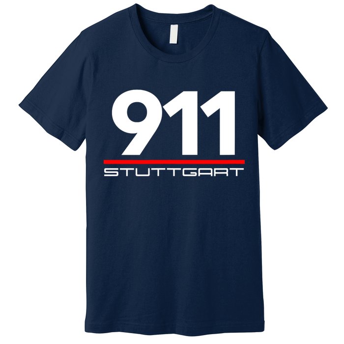 911 Aircooled Flatsix Mezger Engine Car Guy Premium T-Shirt