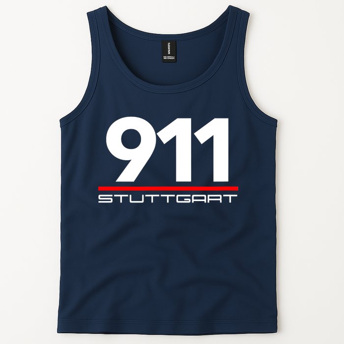 911 Aircooled Flatsix Mezger Engine Car Guy Tank Top