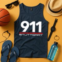 911 Aircooled Flatsix Mezger Engine Car Guy Tank Top