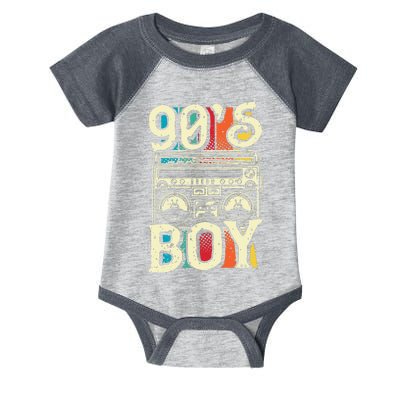 90s Boy 1990s Retro Party Infant Baby Jersey Bodysuit