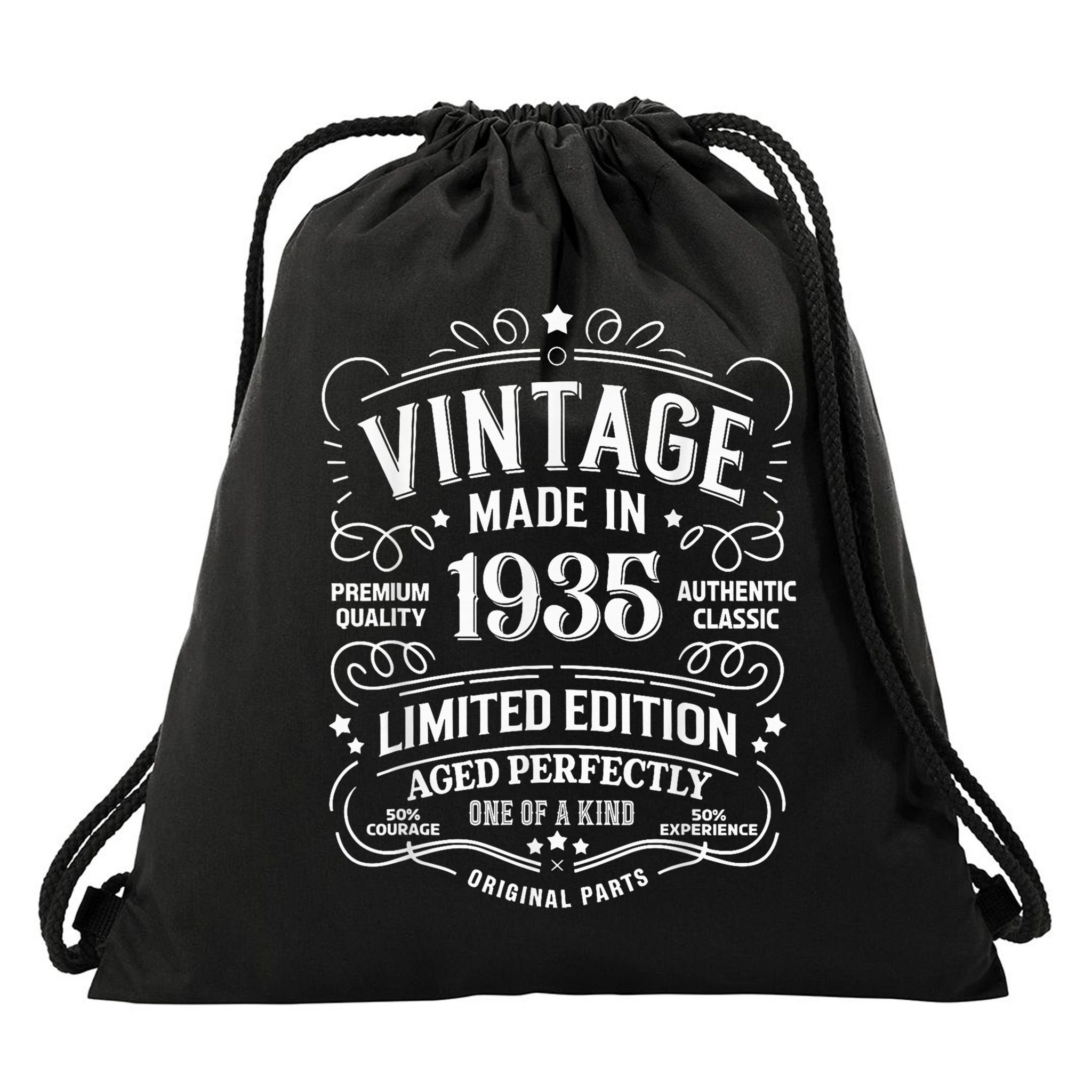 90th Birthday 1935 Birthday Drawstring Bag