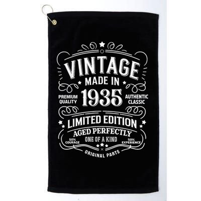 90th Birthday 1935 Birthday Golf Towel