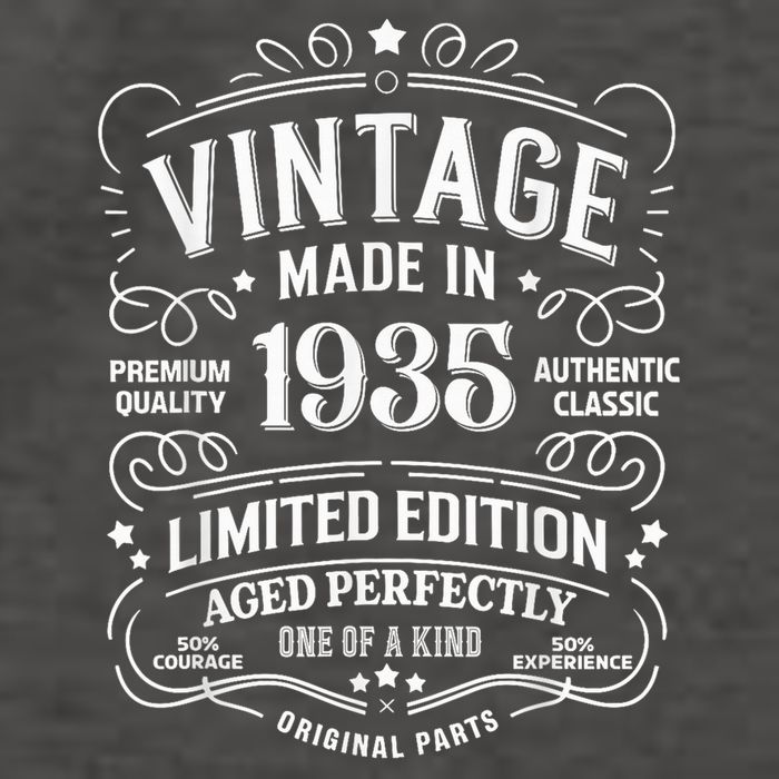 90th Birthday 1935 Birthday Vector Backpack