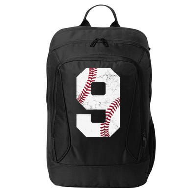 9th Birthday 2014 Baseball Nine 9 Ninth Gift City Backpack