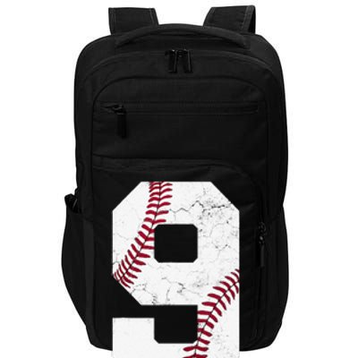 9th Birthday 2014 Baseball Nine 9 Ninth Gift Impact Tech Backpack