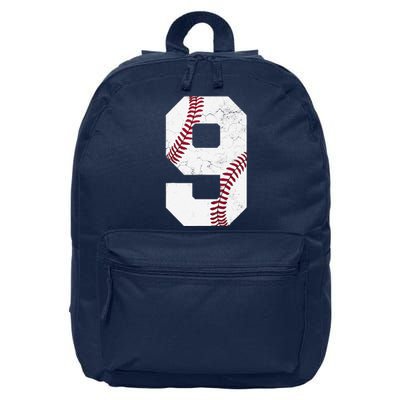 9th Birthday 2014 Baseball Nine 9 Ninth Gift 16 in Basic Backpack