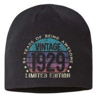 94th Birthday 94 Year Old Gifts Vintage 1929 Limited Edition Sustainable Beanie