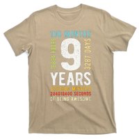 9th Birthday 9 Years Old Vintage Retro 108 Months T-Shirt