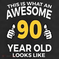 90th Birthday Awesome 90 Years Old Looks Like 7 Panel Mesh Trucker Snapback Hat