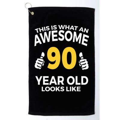 90th Birthday Awesome 90 Years Old Looks Like Golf Towel