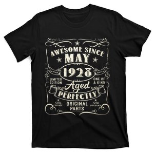 95th Birthday Awesome Since May 1928 95 Years Old Gift  T-Shirt